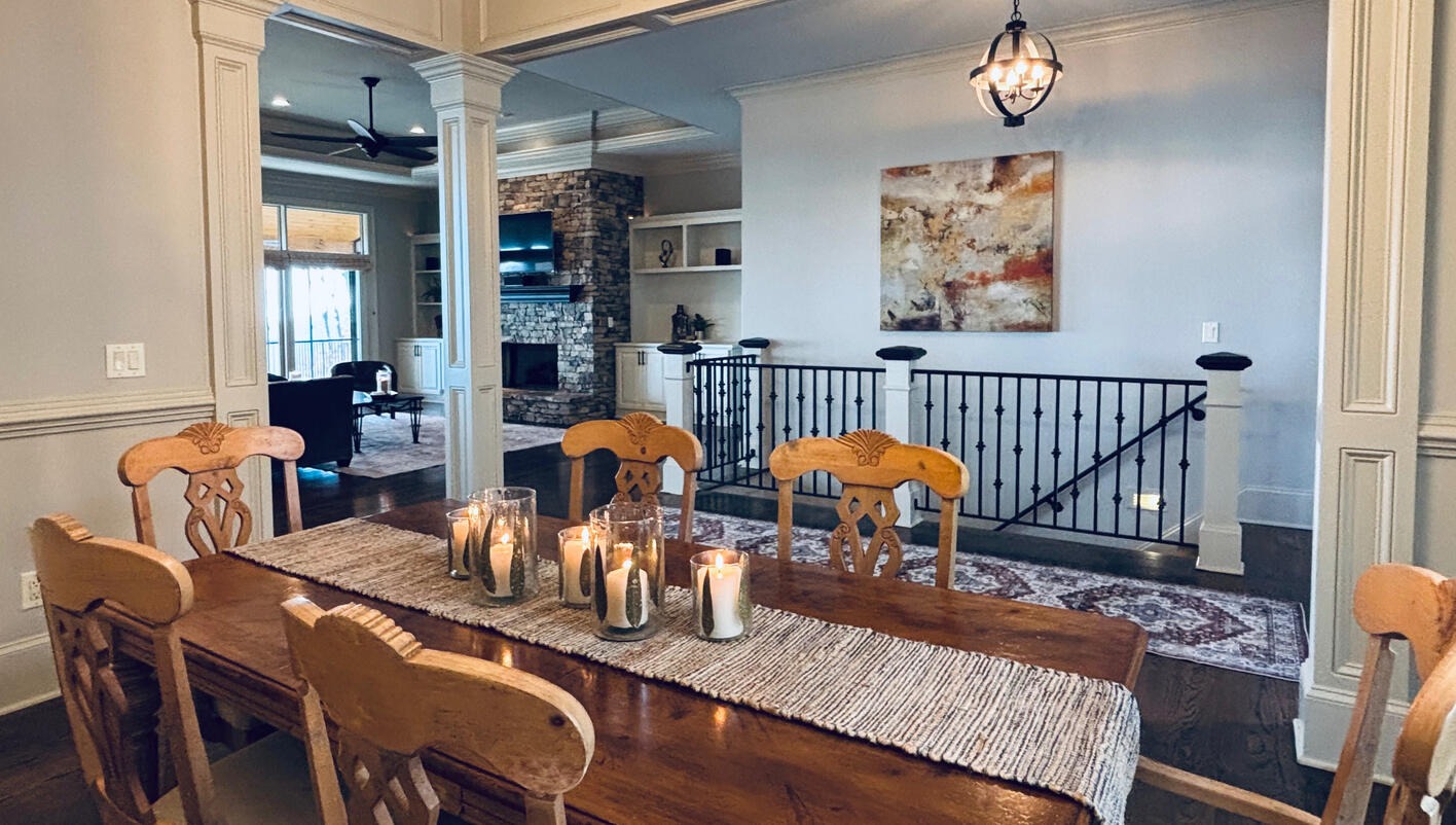 132 Sanderlin Big Canoe Staging Project. Combination of new & thrifted furnishings.